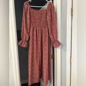 NWOT smocked floral dress